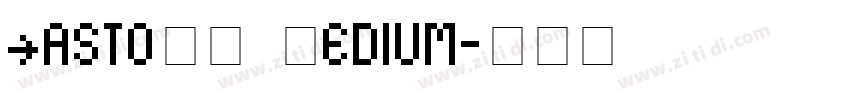 CastoPL Medium字体转换